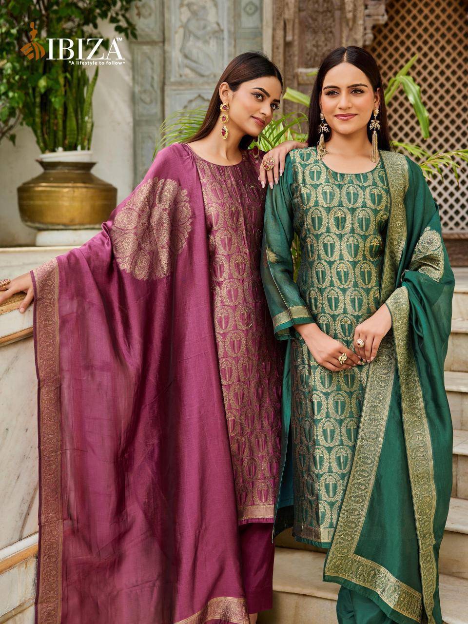 Ibiza carol ethnic dress material wholesale